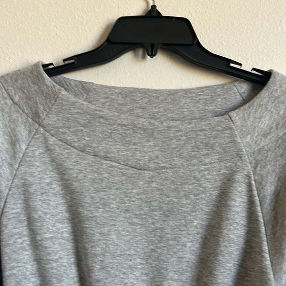 Out From Under by Urban Outfitters | Cropped Boat Neck Sweatshirt Top - Picture 3 of 5